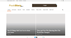 Desktop Screenshot of peakstory.com